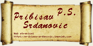 Pribisav Srdanović vizit kartica